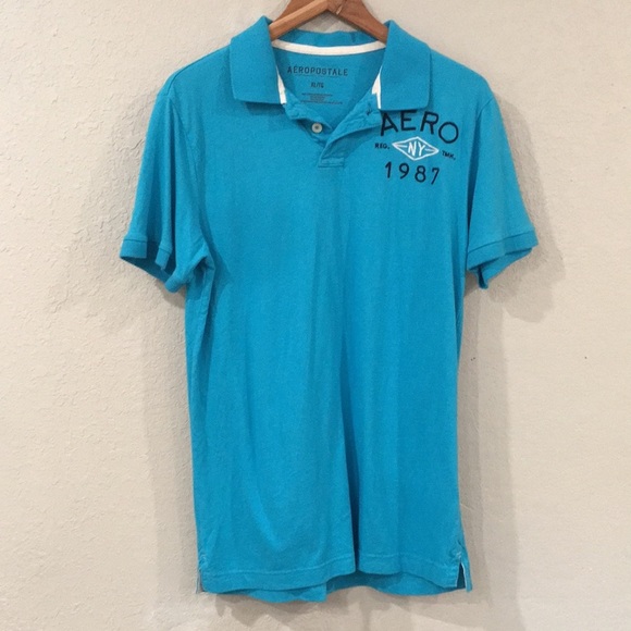 Aeropostale Boys Sz‎ XL 18/20 Embroidered Polo Shirt 100% Cotton - Picture 1 of 9